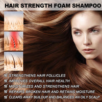 Dense Hair Foam Shampoo, Clean Scalp, Moisturize And Thicken Hair, Solid Hair, Fluffy And Smooth Shampoo