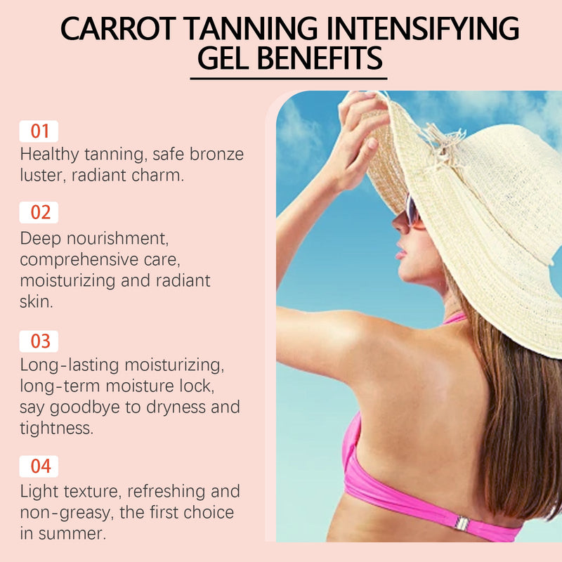 Carrot Black Gel Equalizes Skin Tone And Creates A Healthy Cream For Wheat Skin