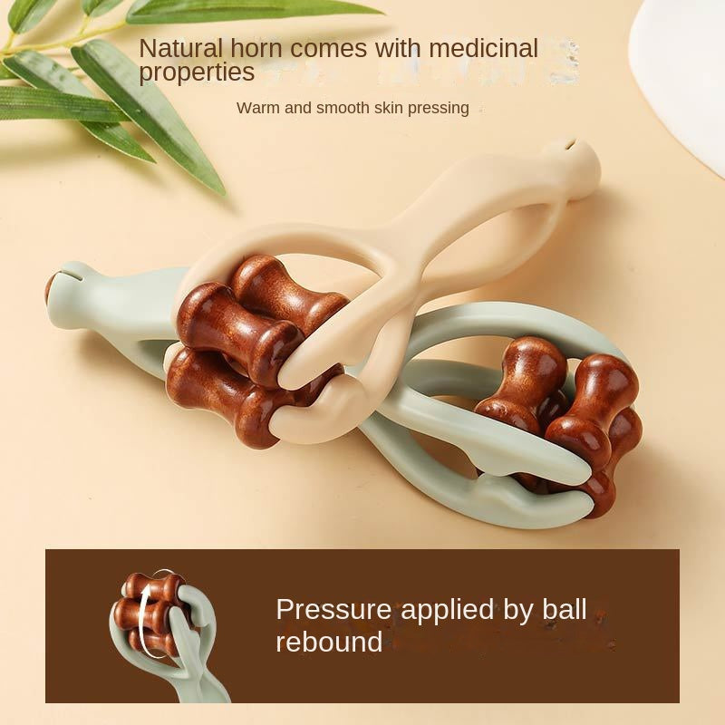 Hand Massage Roller - Wooden Roller Finger Massager for Joint and Meridian Therapy, Hand Massage Tool