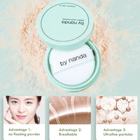 DA NANDA 3 Colore Translucent Pressed Powder Con Soffio Liscia Viso Trucco Prodotti di base Impermeabile Cipria In Polvere