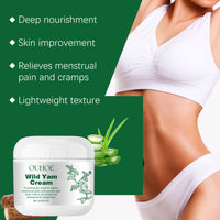 Wild Yam Cream Relieves Menstrual Stomach Pain And Moisturizes Skin With Body Massage Treatment Cream
