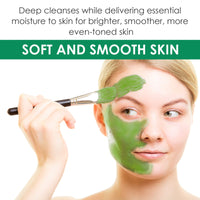 OUHOE Facial Green Tea Vitamin Cleanse Mask, Facial Acne Deep Moisturizing Smear Delicate Pores Tender Skin