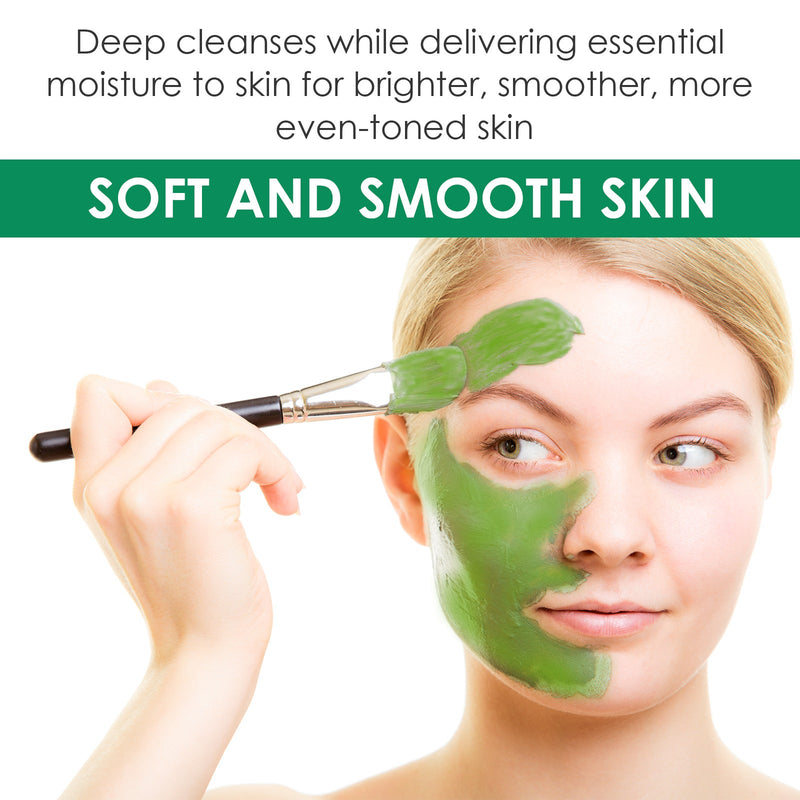OUHOE Facial Green Tea Vitamin Cleanse Mask, Facial Acne Deep Moisturizing Smear Delicate Pores Tender Skin