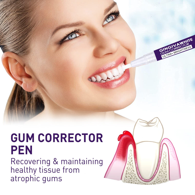 Gum Corrector Pen, Teeth Cleaning Whitening Brightening Repair Gum Teeth Beauty Pen
