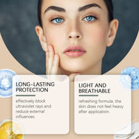 Hoygi Tallow Light Protective Cream, Uv Protection Body Skin Moisture Isolation Summer Outdoor Protective Cream