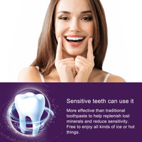 V34 Purple Toothpaste Beauty Teeth Stain Removal Anti-Pigmentation Yellow Teeth Clean White Bright White