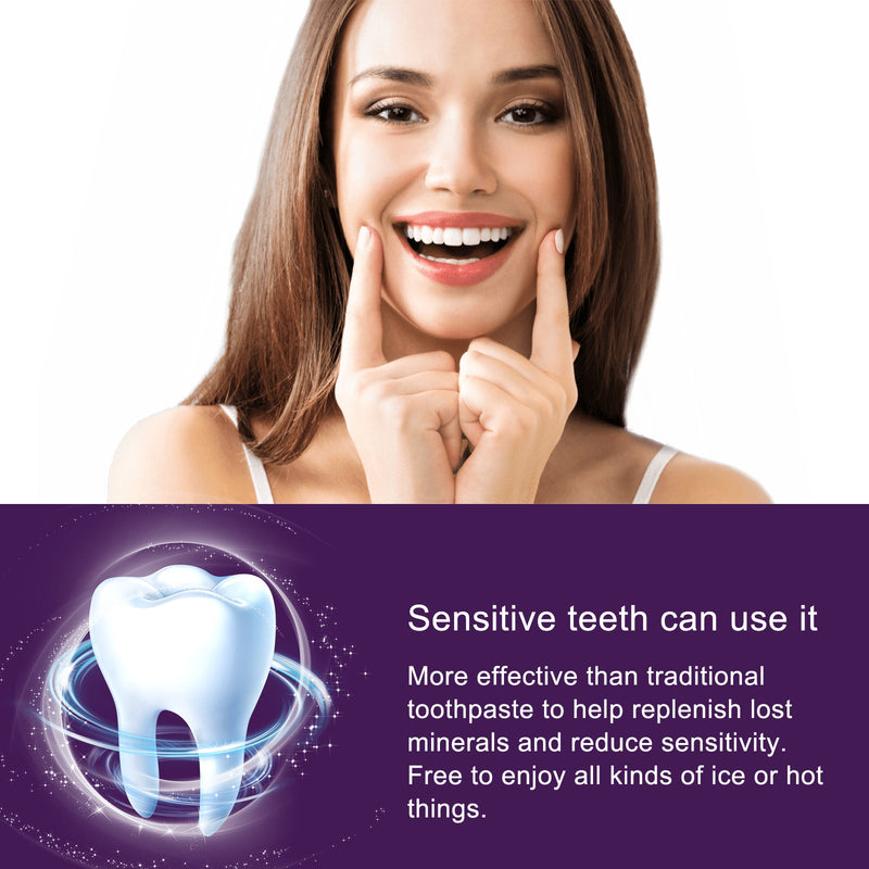 V34 Purple Toothpaste Beauty Teeth Stain Removal Anti-Pigmentation Yellow Teeth Clean White Bright White