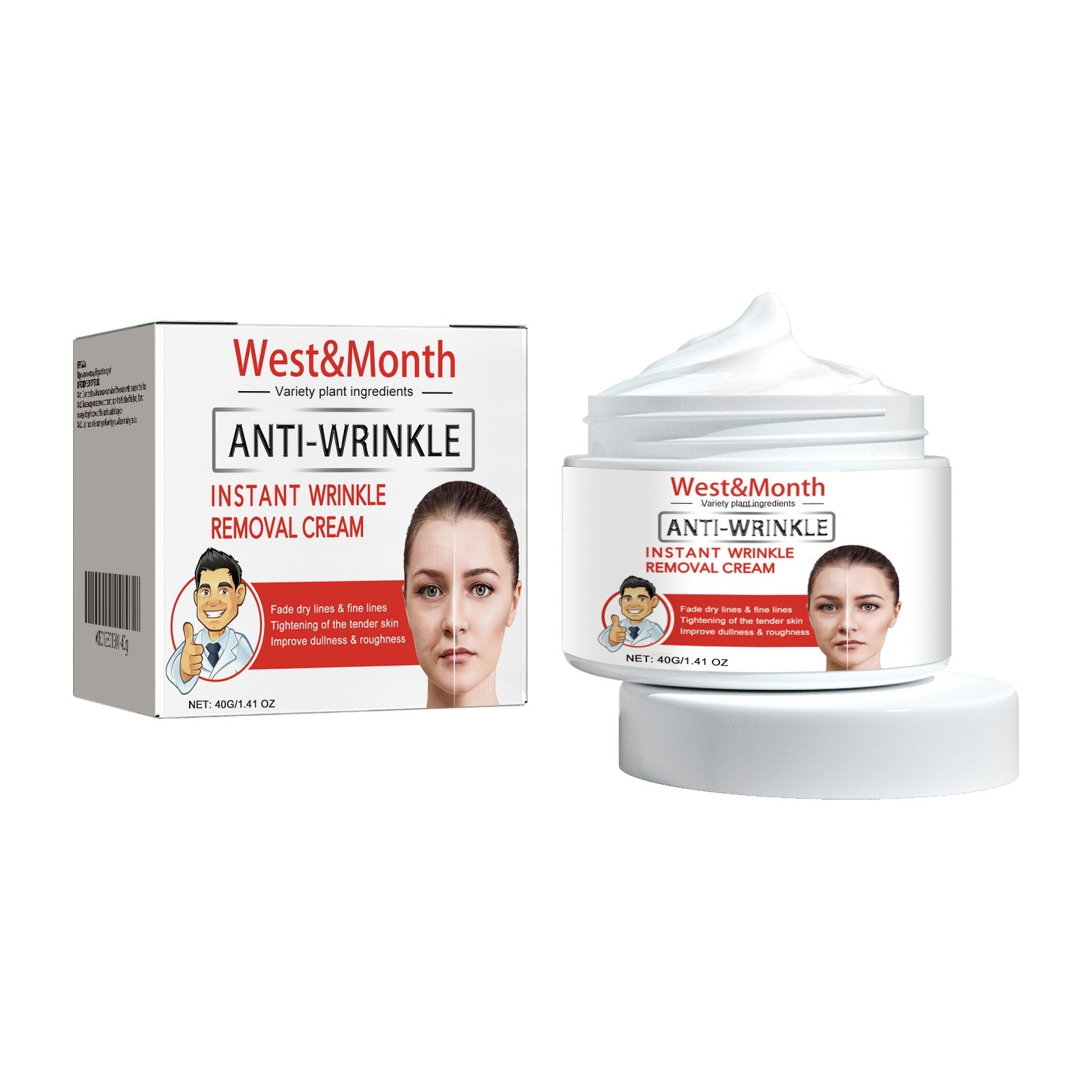 West&Month Facial Moisturizer Firming, Nourishing And Repairing Facial Skin, Improving Dry And Hydrating Cream