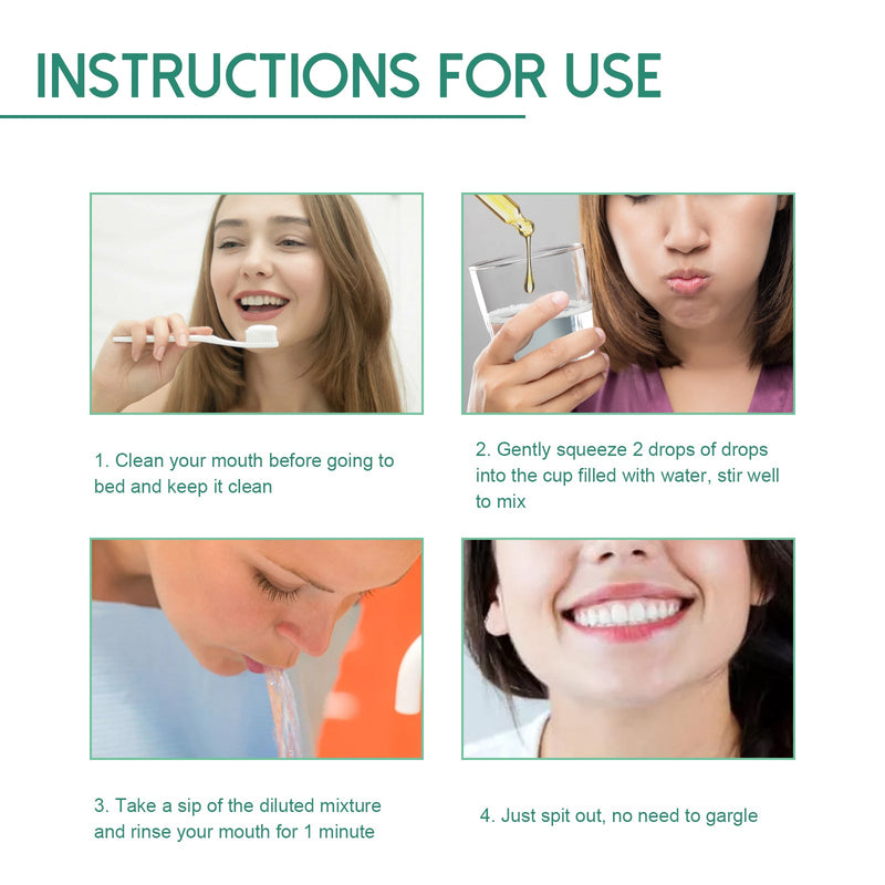 South Moon Gum Care Drops Care For Gums Relieve Bubbling Oral Cleansing Drops