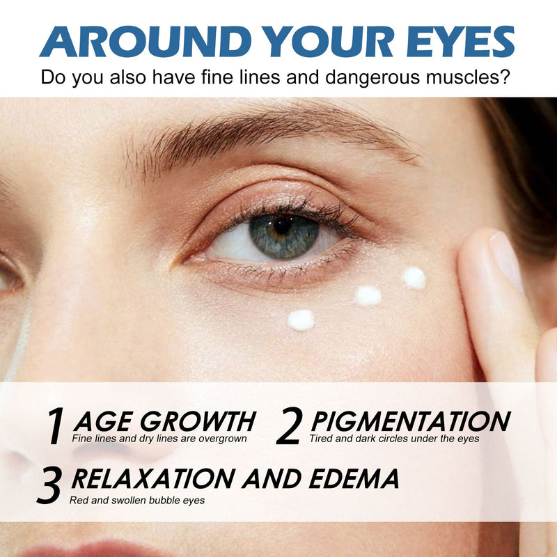 Eye Care Cream Reduces Fine Lines, Hydrates, Moisturizes And Brightens The Skin Around The Eyes