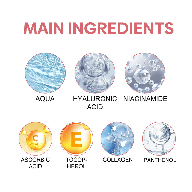 5 in 1 Face Serum, Moisturizes Skin Firming Lightening Acne Spots Beautiful Skin Serum
