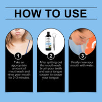 Coconut Mint Oil, Coconut Mint Mouthwash Fresh Breath Care Gum Stain Removal Mouthwash