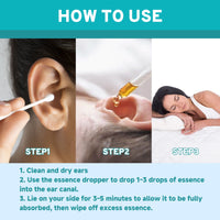 Clear Ear Support Elixir, Relieve Tinnitus Ear Discomfort Inner Ear Obstruction Clean Ear Health Care Solution