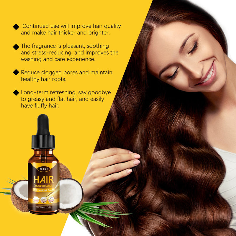 Hair Follicle Care Essential Oil Moisturizes Hair Follicles, Softens, Lusts And Thickens Hair Care Essential Oil