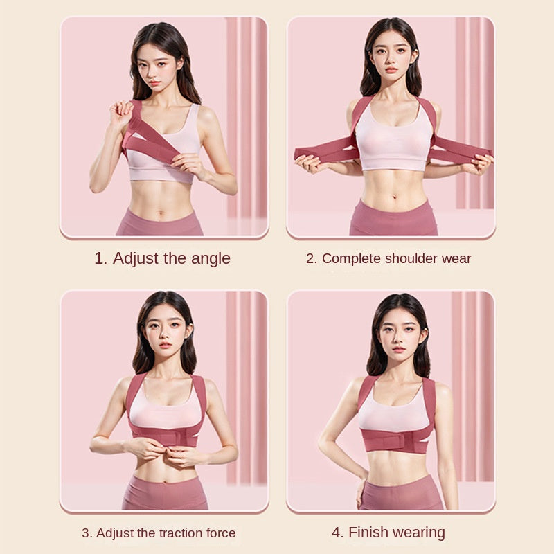 Scientifically Designed Posture Corrector Belt for Women Invisible Posture Correction Belt to Treat and Prevent Hunchback