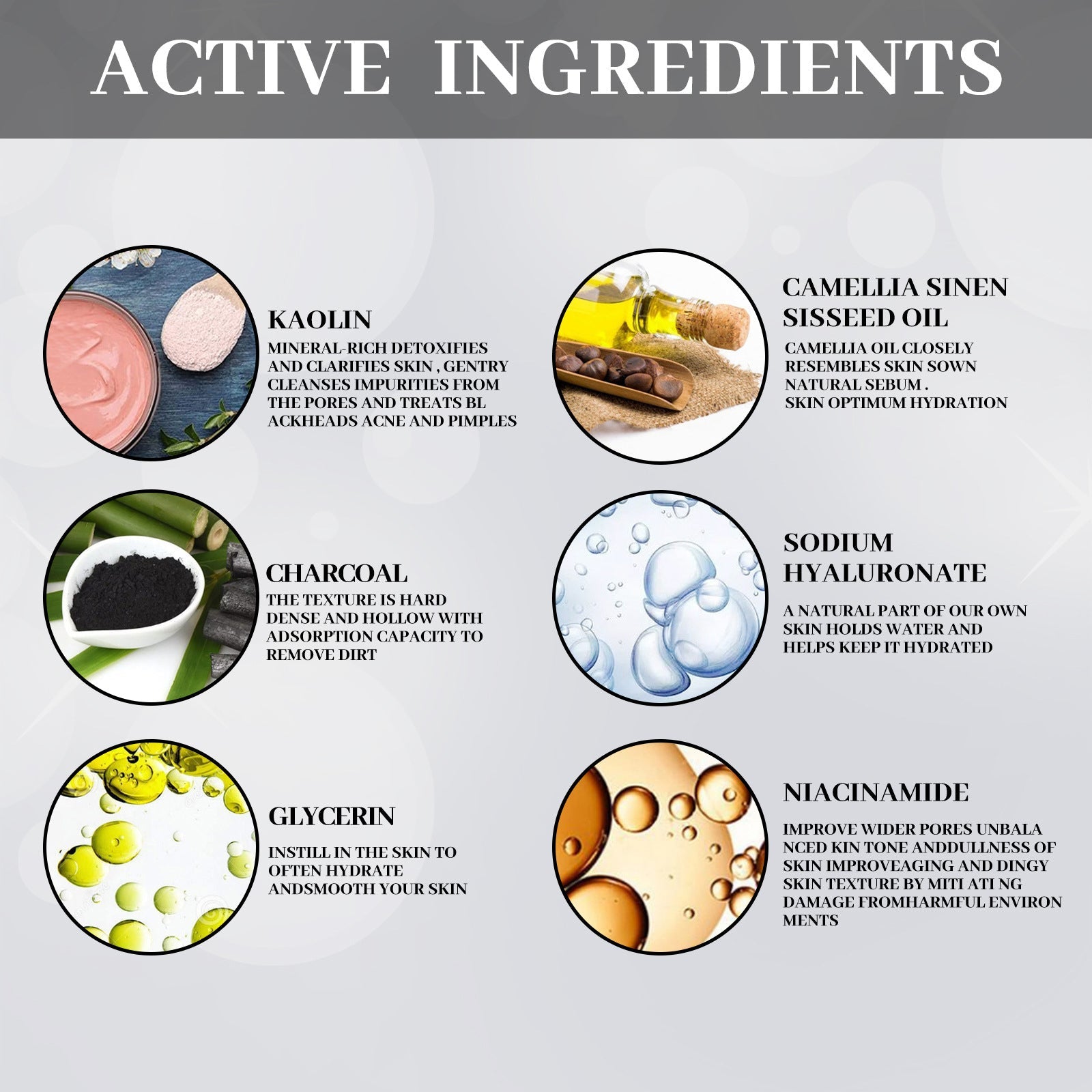 Activated Charcoal Cleansing Mask Stick, Face Care Cleansing Pore Blackhead Applicator Solid Mask