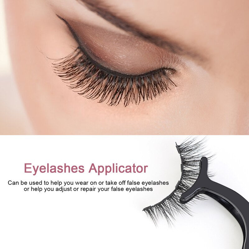 5Pairs 3D Magnetic Eyeliner Liquid False Eyelashes Set Natural/Thick Long Eye Lashes Makeup Lashes Extension Tools Maquillaje