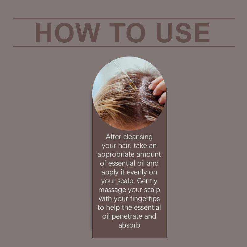 West&Month Hair Care Essential Oil, Moisturize And Repair Dry Hair, Dull Hair, Smooth And Nourish Scalp