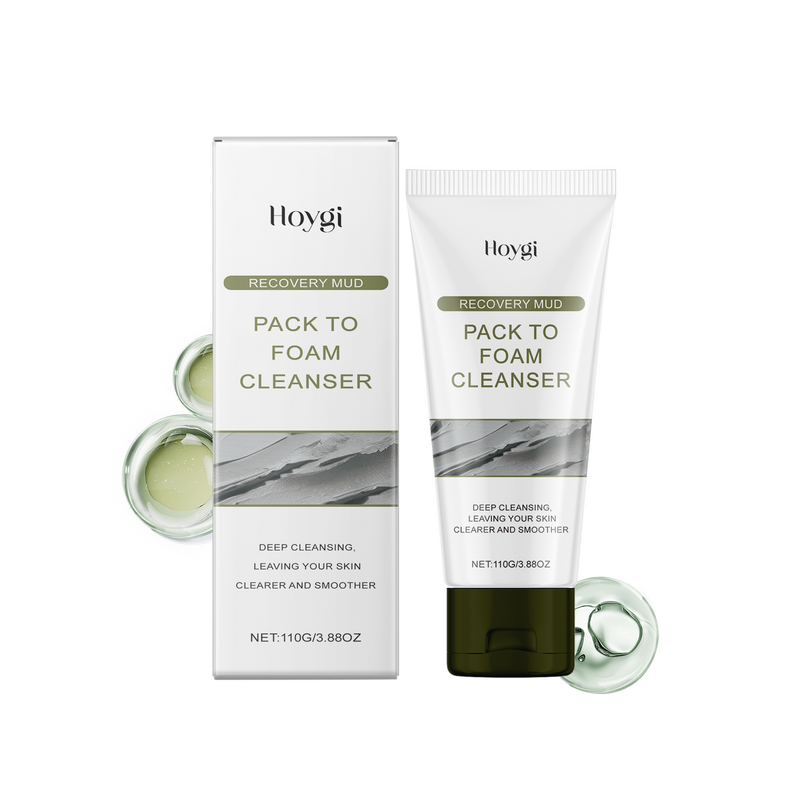 Hoygi Firming Cleaning Mud Mask Gentle Ingredients Moisturize and Moisturize Cleansing Facial Skin Exfoliating Mud Mask