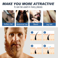 Hair Removal Cream For Men, Underarm Hair Hands Hair Feet Hair Chest Hair Body Cleansing Mild Non-Irritating Hair Removal Cream