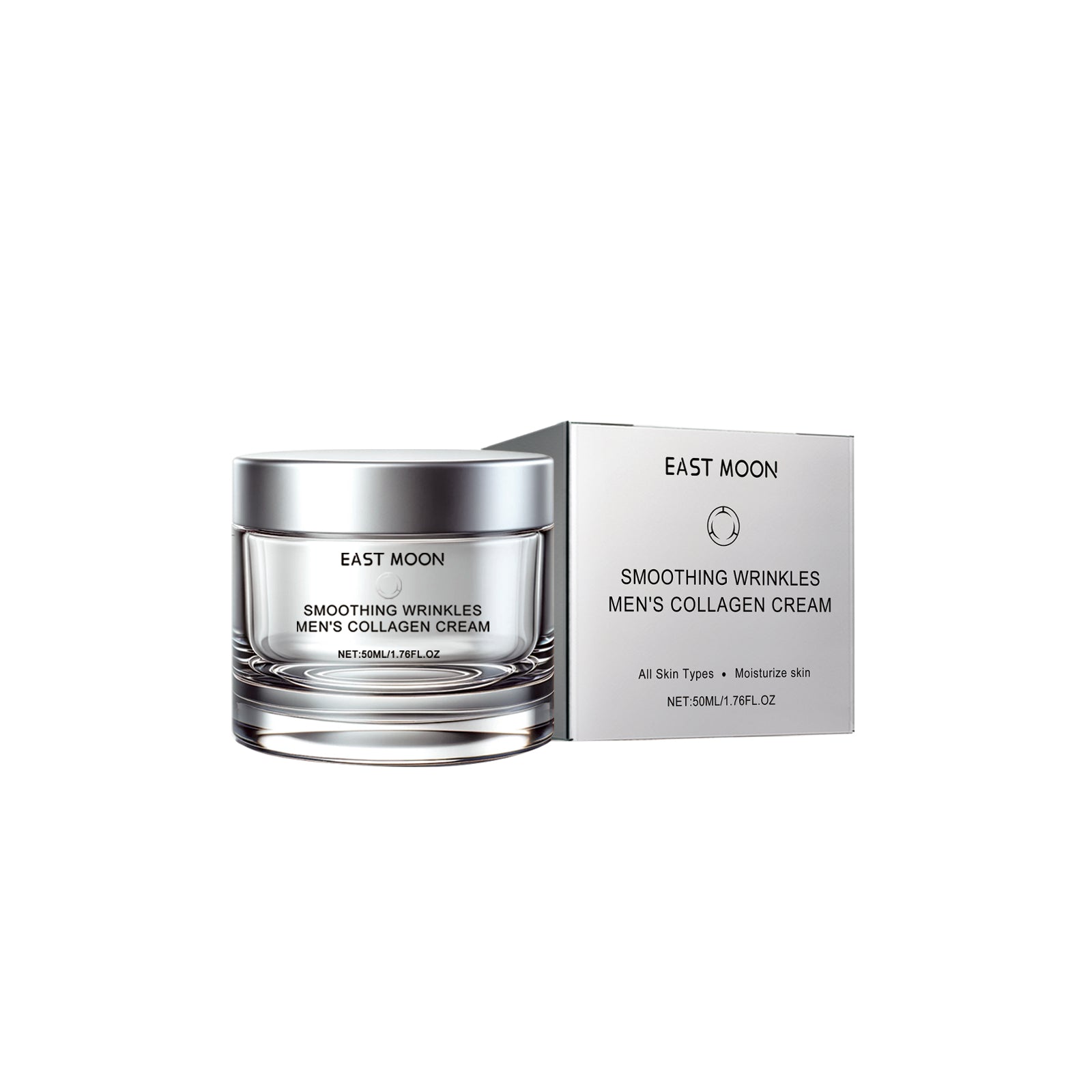 For Men Collagen Cream, Lighten Fine Lines Moisturizing Firming Skin Whitening Brightening Cream