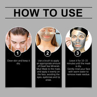 Dead Sea Mud Cleansing Mask Gently Cleans And Removes Blackheads, Brightening And Smoothing Skin, Controls Oil And Moisturizes Without Tightness