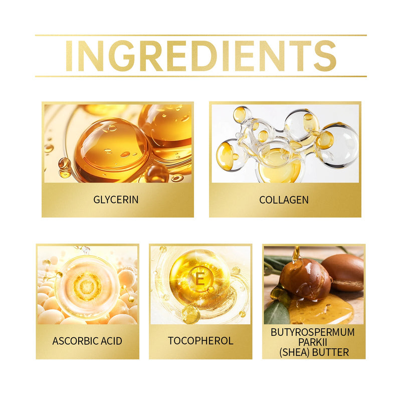 Viareline Gold Collagen Body Lotion Hydrates And Moisturizes Skin Refreshing, Tender And Nourishing Body Lotion
