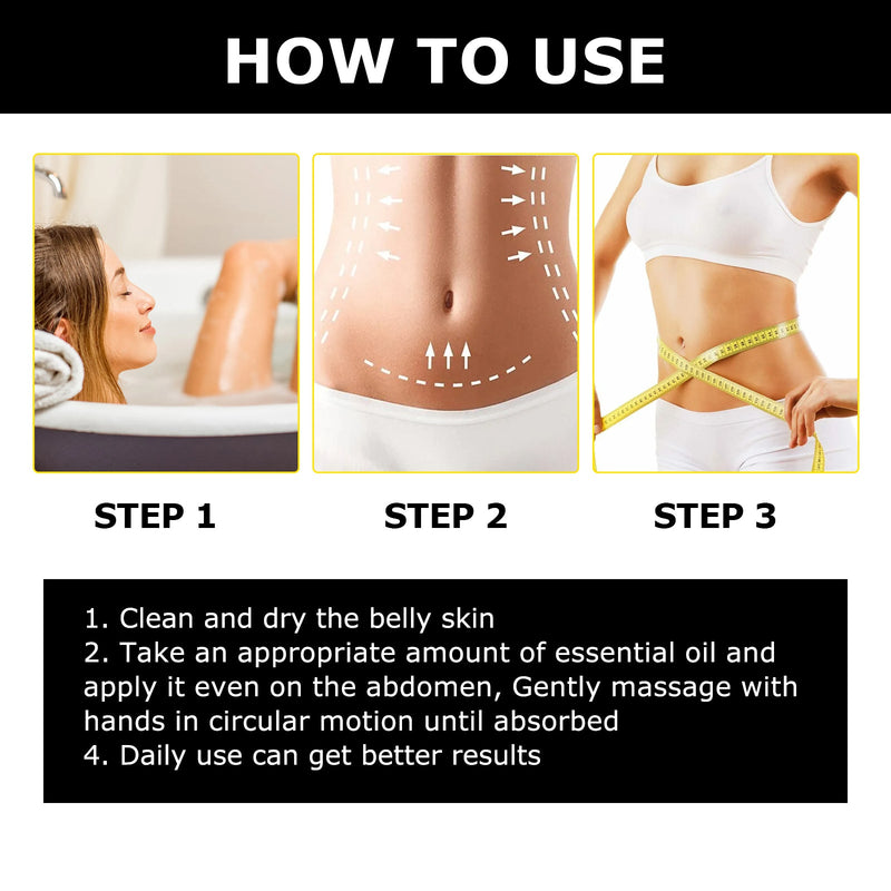 OUHOE Firming And Slimming Essential Oil, Shows The Curves Of The Body, Firming Shaping And Slimming Body Essential Oil