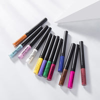HANDAIYAN 12 Color Matte Color Liquid Eyeliner Long Lasting Non-Smudge Liquid Eye Shadow