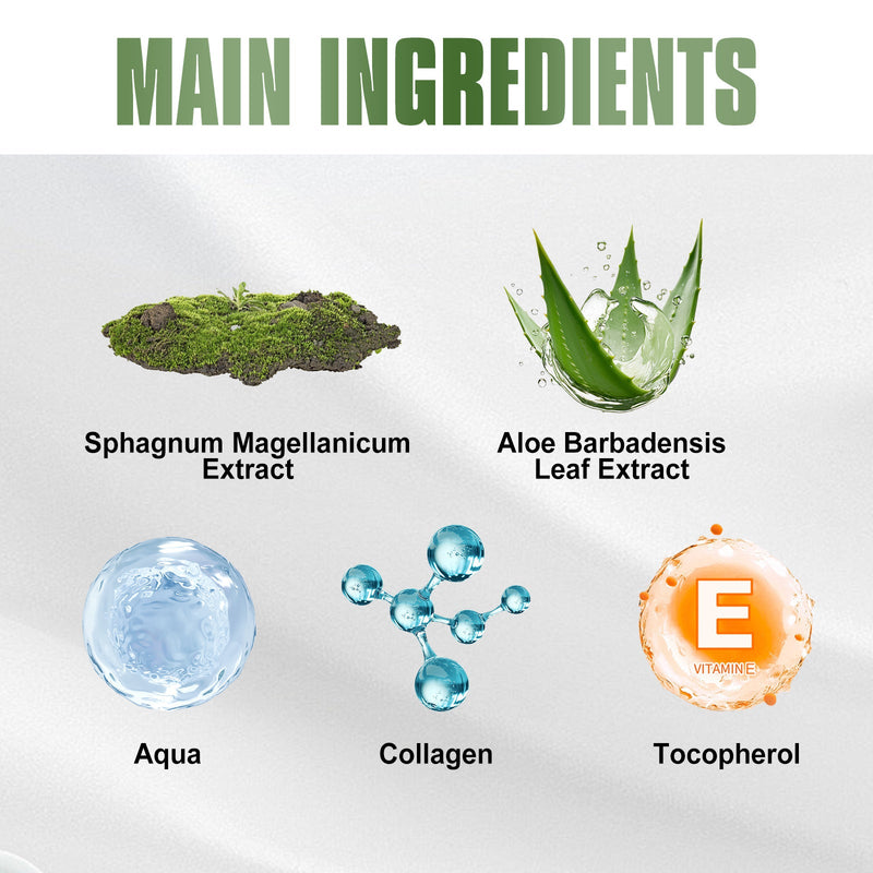 Anti-Wrinkle Moisturizing Cream, Face Collagen Hydrating Anti-Wrinkle Aloe Essence Moisturizing Refreshing Skin Care Cream