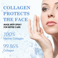 Collagen Mask, Hydrating And Moisturizing Skin Hydrates And Reduces Fine Lines On The Face