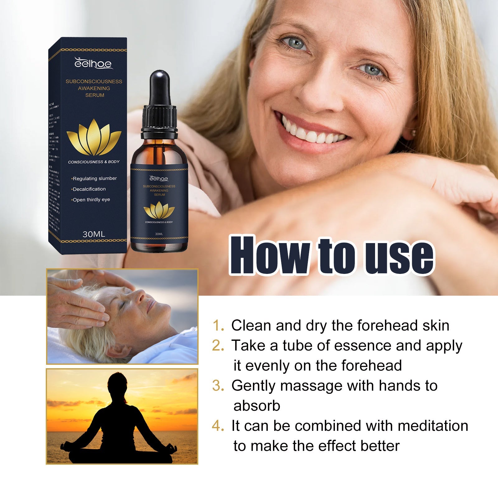 Essential Oil For Body Care, Relieve Poor Sleep Quality Care Body Massage Treatment Essential Oil