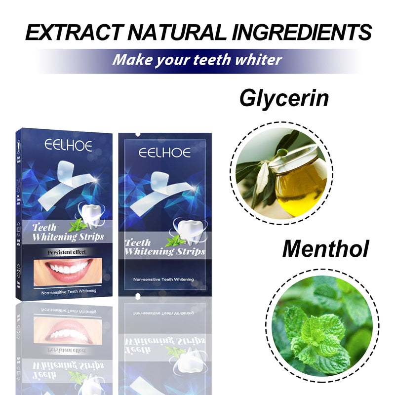 EELHOE Whitening Tooth Patch, Care Tooth Remove Stains Brightening White Teeth Clean Tooth Patch