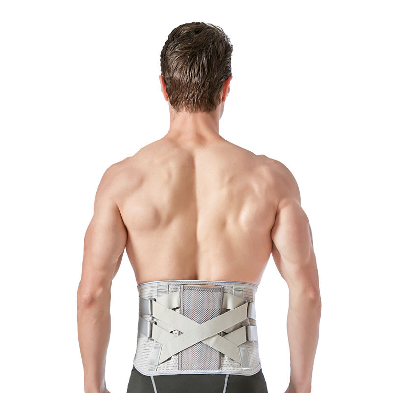 Removable steel plate support for waist protection, breathable and widened waist protection