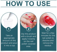 Nail Polish Remover, Nail Oil Remover, Gel Remover, Mild And Non-Damaging Diluting Gel Remover