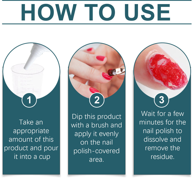Nail Polish Remover, Nail Oil Remover, Gel Remover, Mild And Non-Damaging Diluting Gel Remover