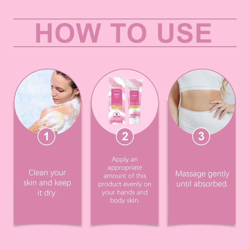 EELHOE Rose Moisturizing Body Lotion Hydrates And Nourishes Body Skin Refreshing And Moisturizing Care Lotion