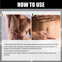 Body Sculpting Abs Cream, Exercise Strengthen Muscles Fitness Body Sculpting Cream
