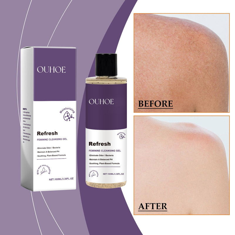 OUHOE Balance Bath Gel, Soothing And Moisturizing Feminine Hygiene Self-Care Refreshes And Gently Cleanses Your Whole Body