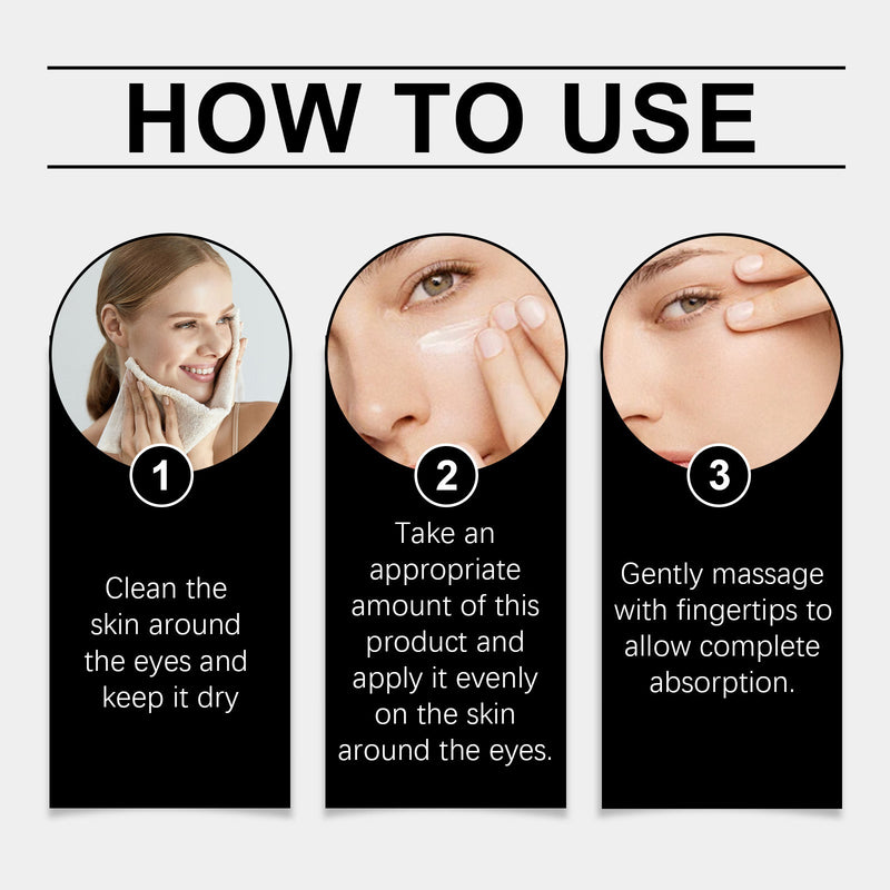 OUHOE Eye Peptide Cream, Moisturize And Moisturize The Skin Around The Eyes With A Massage Cream