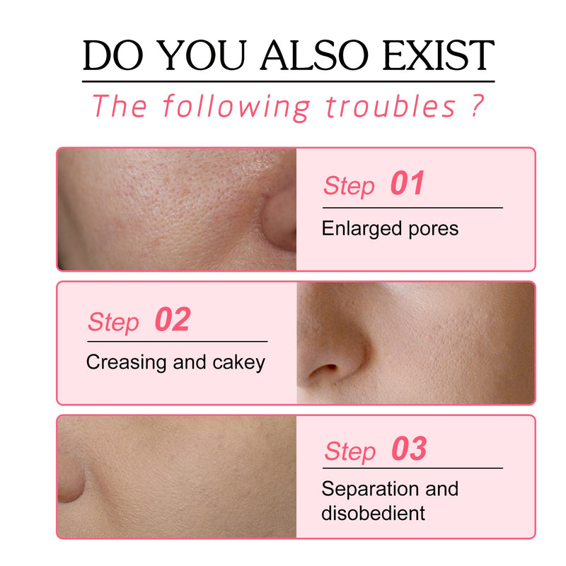 OUHOE Pore Invisible Stick, Brightening Skin Tone Concealer Invisible Pore Smoothing Pre-Makeup Stick