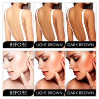 Tropical Self-Tanning Body Cream, Natural Wheatskin Moisturizing And Moisturizing Cream For Tanning And Tanning