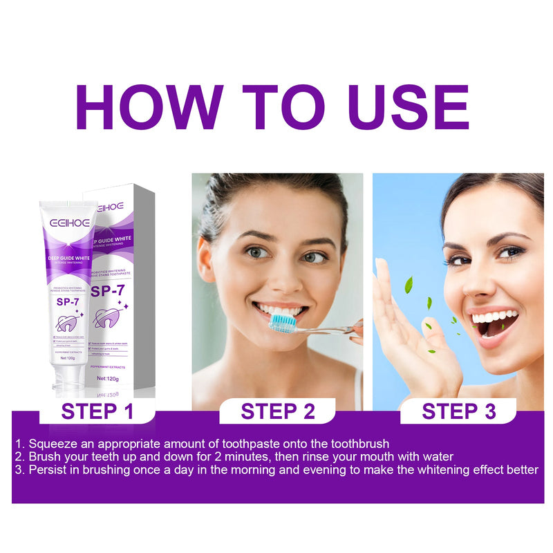 EELHOE Probiotic Toothpaste, Cleaning Stains And Tartar Fresh Breath Whitening Toothpaste