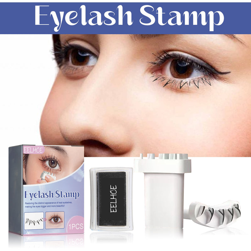 EELHOE Eyelash Stamp, Diy Eyelash Stamp Printing 3D Durable Waterproof Eyelash Aid