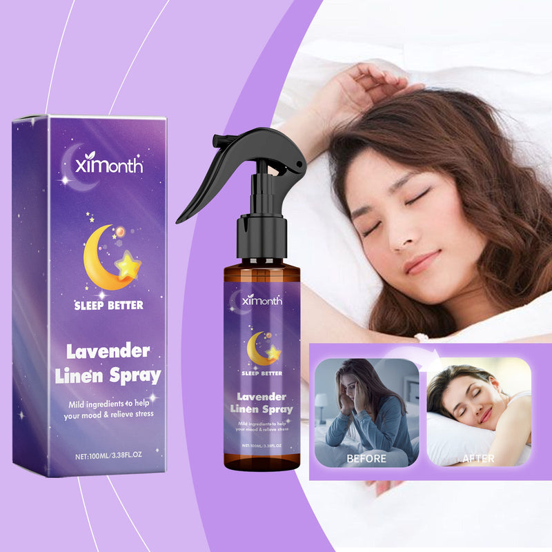 Lavender Essential Oil Sleep Spray Pamper Helps You Fall Asleep Quickly, Refreshing The Room And Relieving Fatigue
