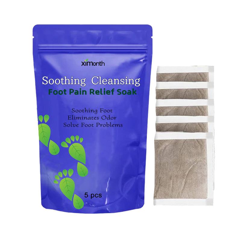 Soothing Cleansing Foot Pain Relief Soak, Relieve Foot Swelling And Pain Gray Nail Moisturizing Care Clean Foot Bath Kit