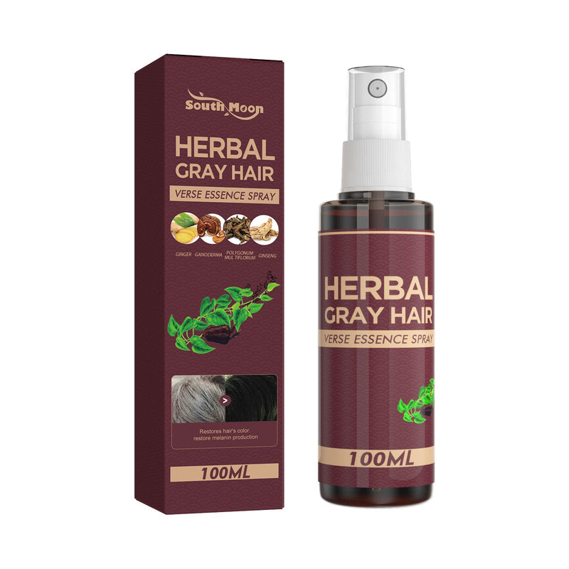 South Moon Herbal Black Hair Liquid Polygonum Multiflorum Herb Essence Moisturizing Black Hair Conditioner