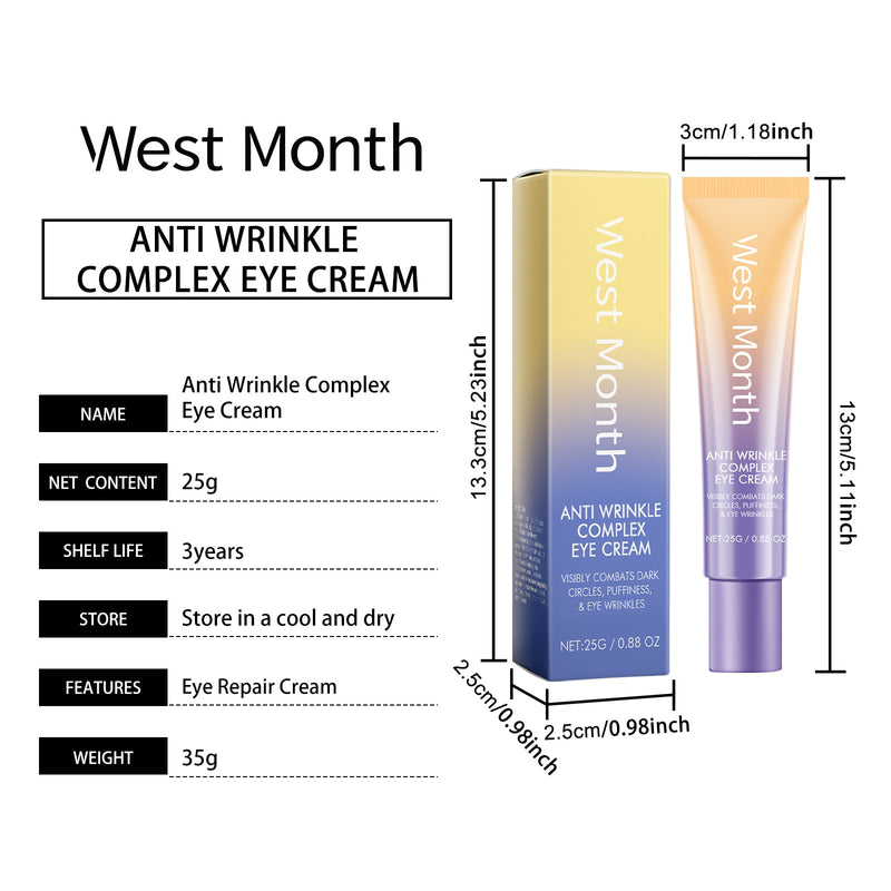 Retinol Anti-Wrinkle Complex Eye Cream, Moisturizing And Firming Eye Cream Around The Eyes