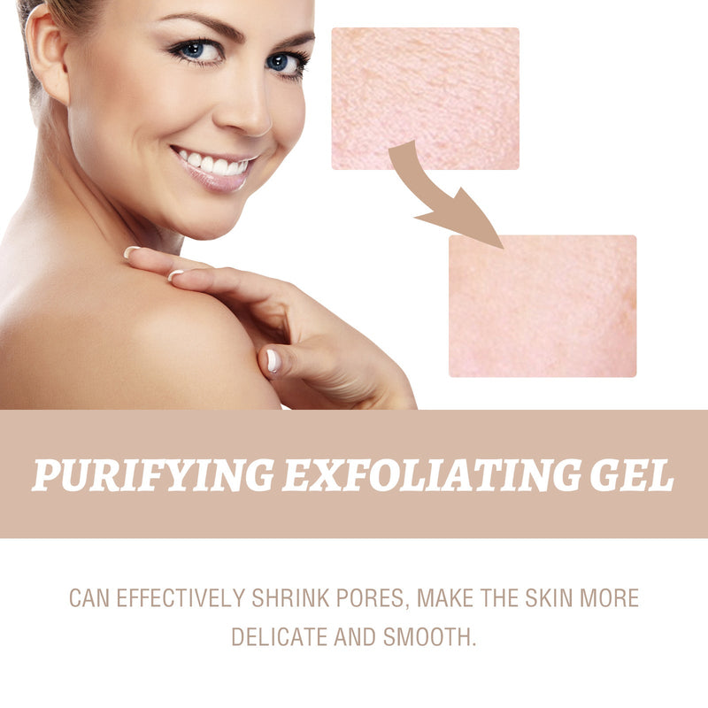 OUHOE Purifying Exfoliating Gel, Skin Mildly Tender Skin Cutin Clean Pores Blackhead Gel