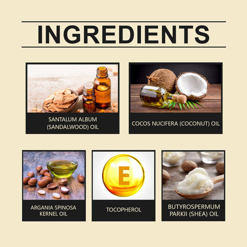 Sandalwood Moisturizing Moisturizer Sandalwood Extract Hydrates And Moisturizes Tender Skin
